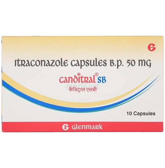 canditral sb 50mg tablet 10's
